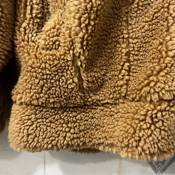 Ugg Women’s Frankie Sherpa Trucker Jacket Chestnut Size Large Minimalist Casual - Picture 5 of 13